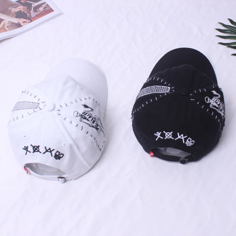 Skull Embroidery Novelty Baseball Hip Hop