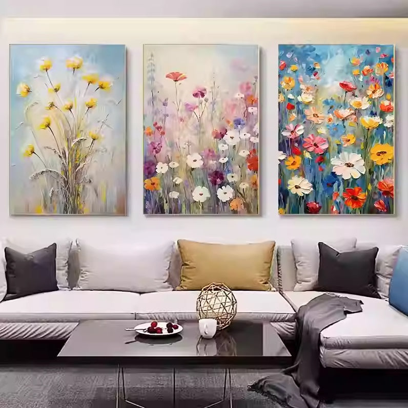 Dandelions Decoration Bedroom Posters For Wall Canvas 