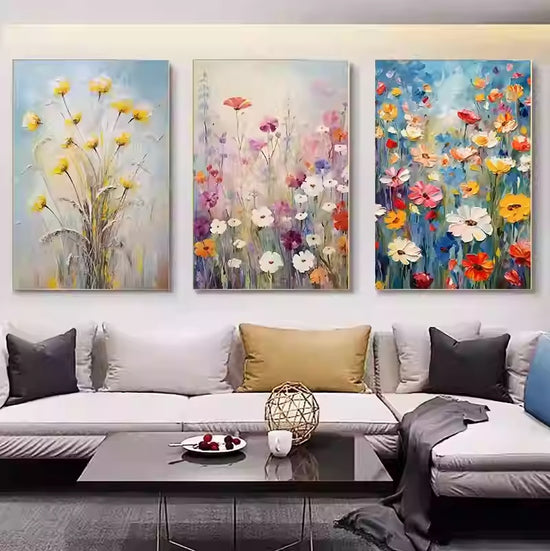 Dandelions Decoration Bedroom Posters For Wall Canvas 