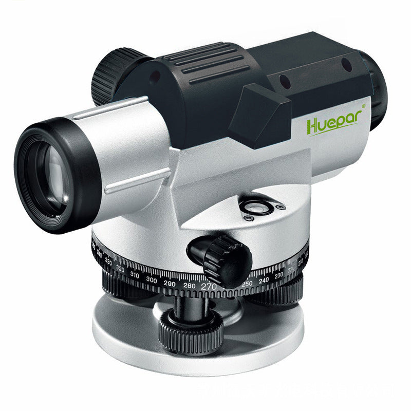 Automatic leveling of outdoor level construction