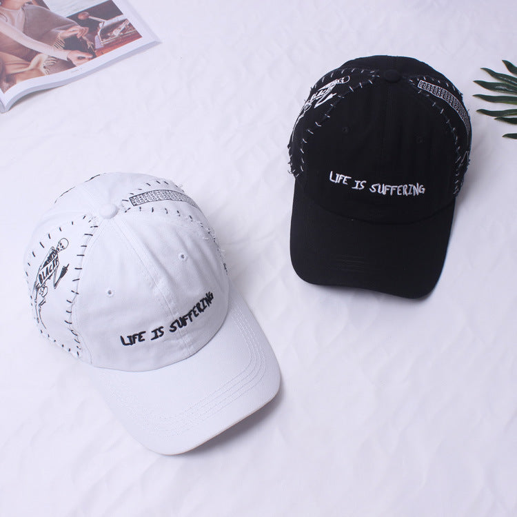 Skull Embroidery Novelty Baseball Hip Hop 
