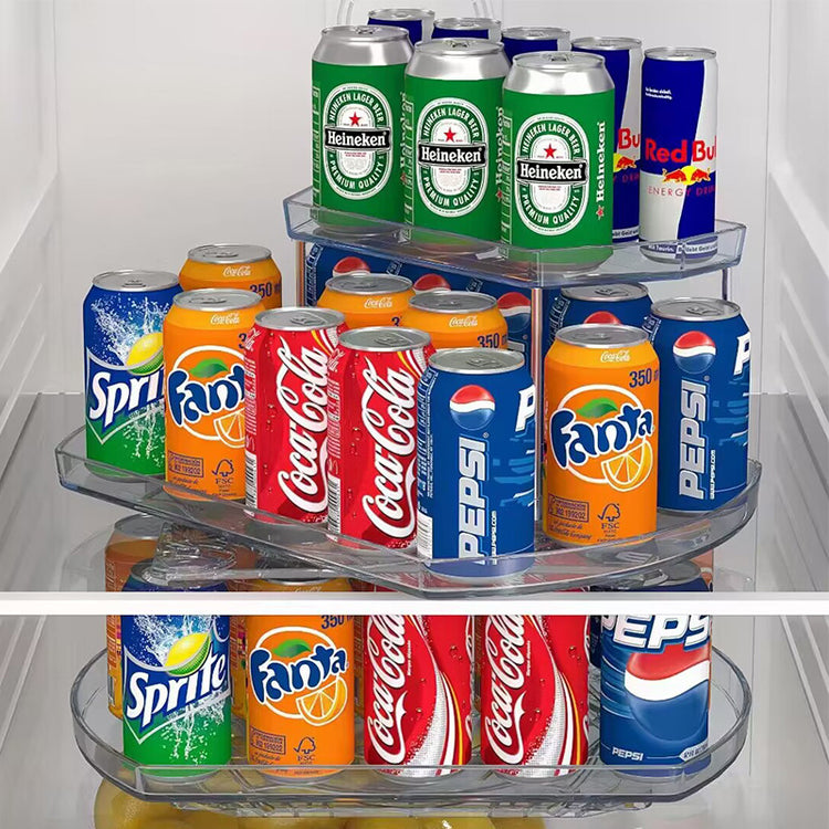 Kitchen Refrigerator Rotating Dining Tray 