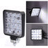 Square construction machinery inspection light