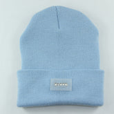 LED Headlamp Glowing Knit Warm Hat With A 