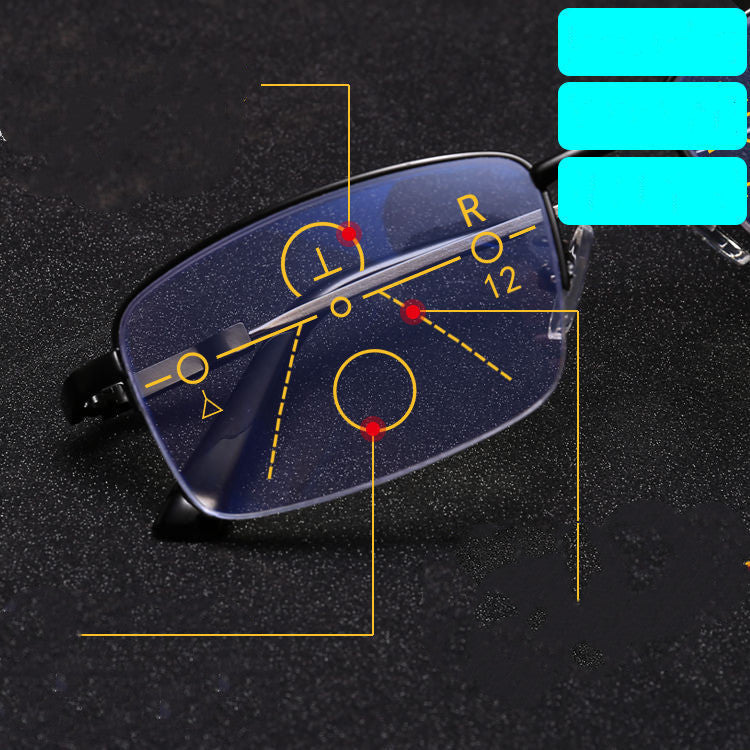 Long Distance Dual-use Presbyopia Glasses 