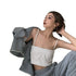 Syra Summer Slim Skinny Backless Crop top Casual Strap Vest