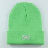 LED Headlamp Glowing Knit Warm Hat With A 