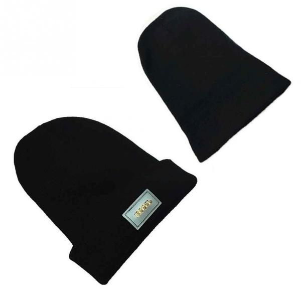 LED Headlamp Glowing Knit Warm Hat With A 