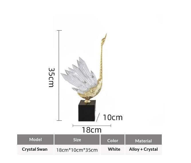 Affordable Luxury Crystal Swan High-End 