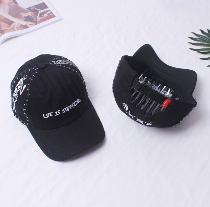 Skull Embroidery Novelty Baseball Hip Hop 