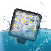 Square construction machinery inspection light