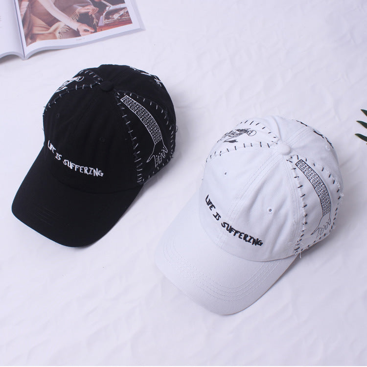 Skull Embroidery Novelty Baseball Hip Hop 