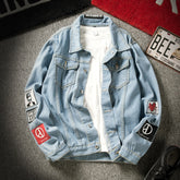 Casual denim jacket clothes Winter Stereo Thermal Cotton-padded 