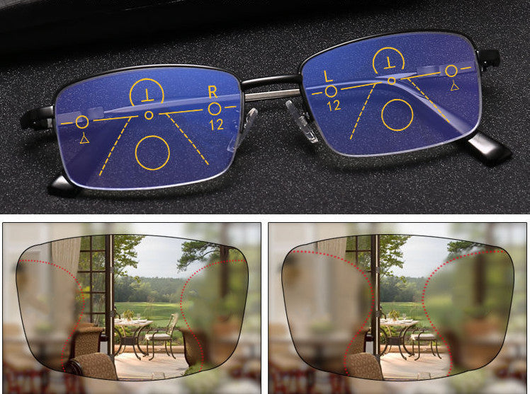 Long Distance Dual-use Presbyopia Glasses 