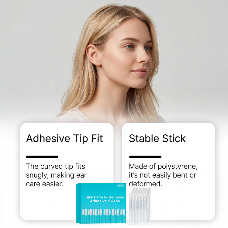Sticky Ear-cleaning Swabs For Gentle Everyday