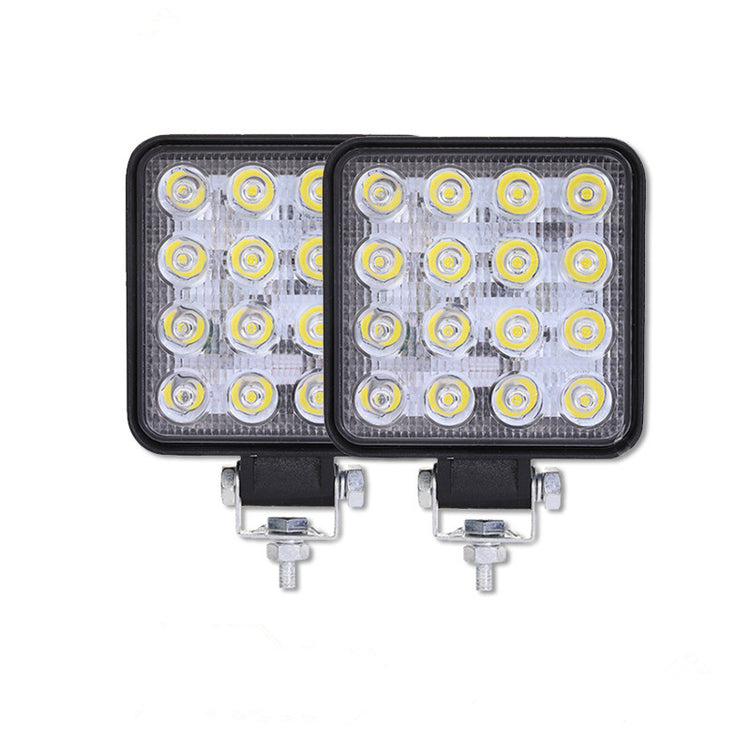 Square construction machinery inspection light