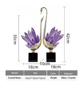 Affordable Luxury Crystal Swan High-End 