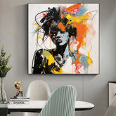 Modern Graffiti Aesthetic Wall Art Banksy Portrait Hand