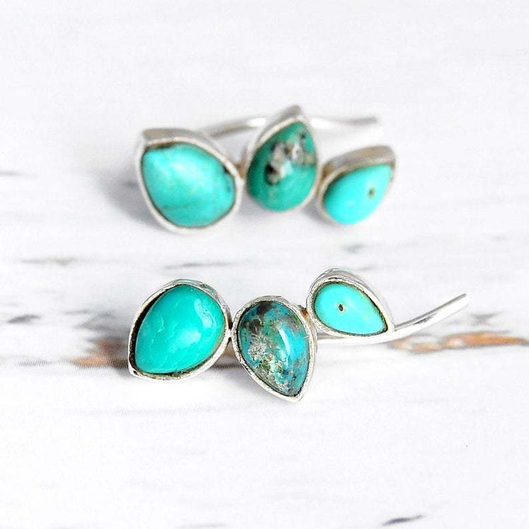 Bohemian Turquoise Earrings For Everyday 