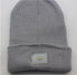 LED Headlamp Glowing Knit Warm Hat With A 