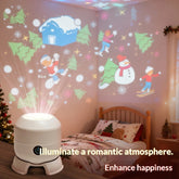 LED Christmas Snowflake Projection Light