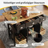 Modern Kitchen Island 120x45x90cm Kitchen Cabinet Dining