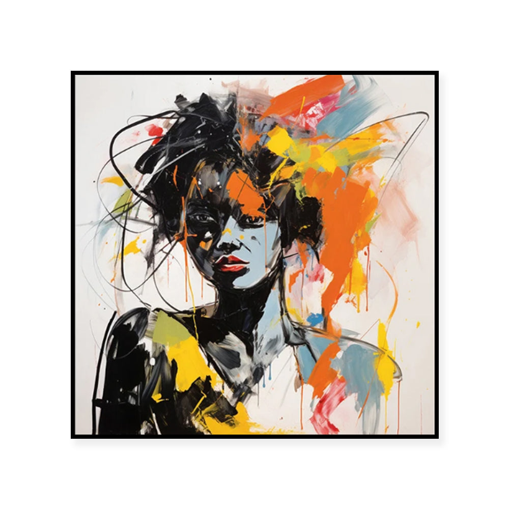 Modern Graffiti Aesthetic Wall Art Banksy Portrait Hand