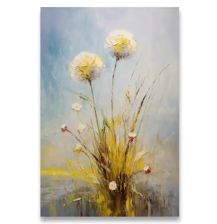 Dandelions Decoration Bedroom Posters For Wall Canvas 