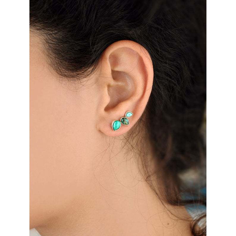 Bohemian Turquoise Earrings For Everyday 