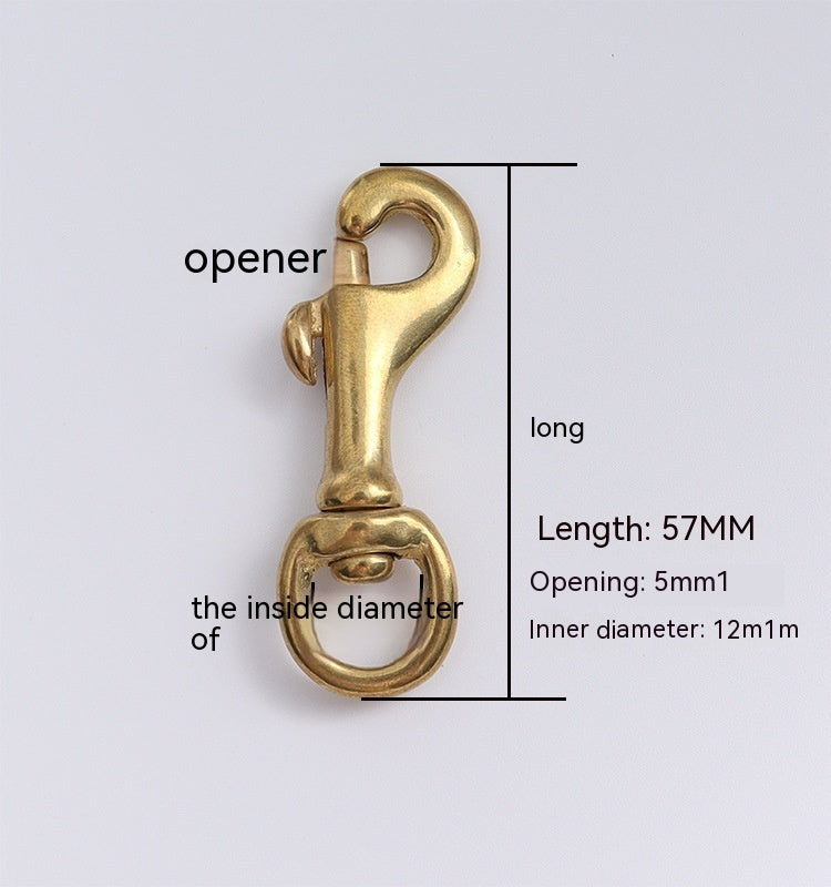 Brass Hooks Bag Suitcase Fastener Hooks Hardware