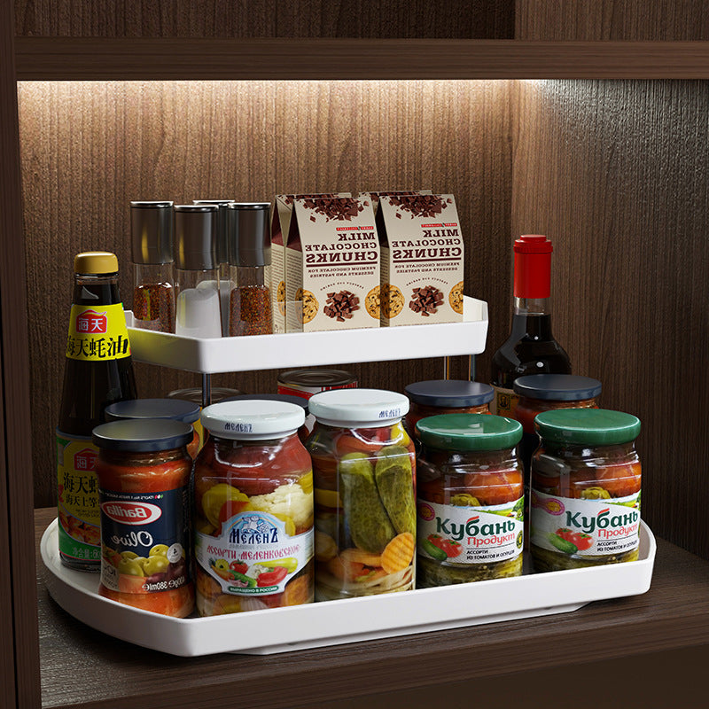 Kitchen Refrigerator Rotating Dining Tray 