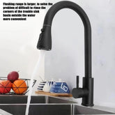 360 Kitchen Sink Mixer Taps Pull Out Spout Spray