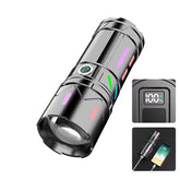 Fluorescent Flashlight Strong Light Rechargeable