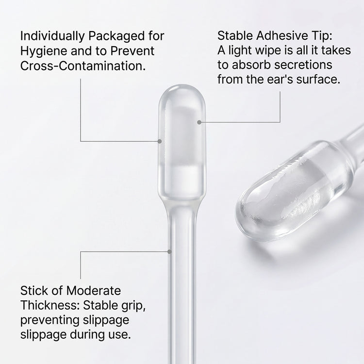 Sticky Ear-cleaning Swabs For Gentle Everyday