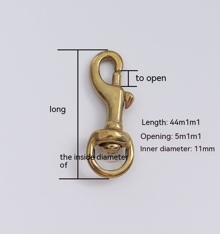 Brass Hooks Bag Suitcase Fastener Hooks Hardware
