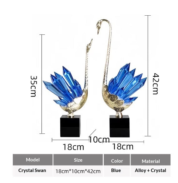 Affordable Luxury Crystal Swan High-End 