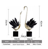 Affordable Luxury Crystal Swan High-End 