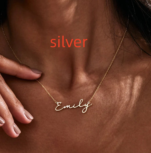 Everyday Fashion Custom Name Necklace