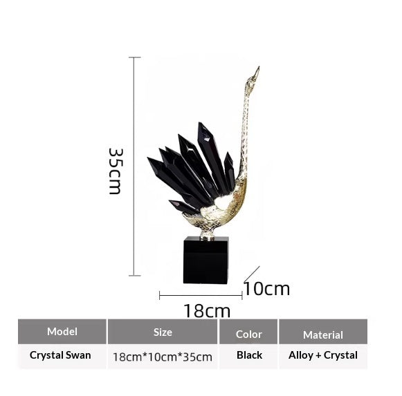 Affordable Luxury Crystal Swan High-End 