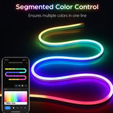 12V LED Flexible Neon Light Strip With Full Color Flowing 