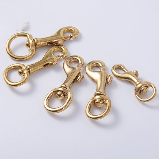 Brass Hooks Bag Suitcase Fastener Hooks Hardware