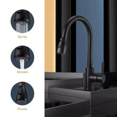360 Kitchen Sink Mixer Taps Pull Out Spout Spray