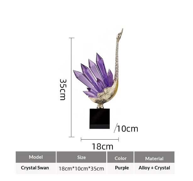 Affordable Luxury Crystal Swan High-End 