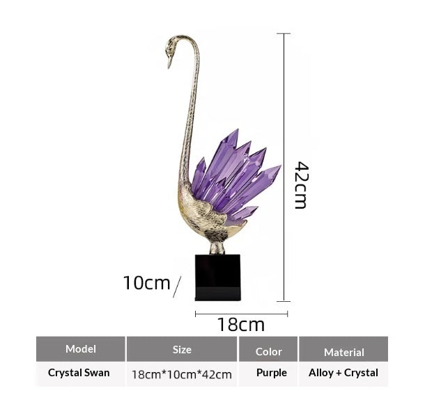 Affordable Luxury Crystal Swan High-End 