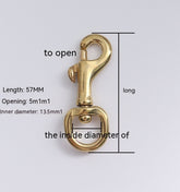 Brass Hooks Bag Suitcase Fastener Hooks Hardware