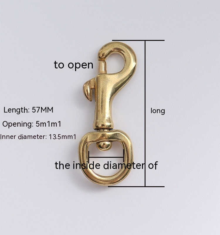 Brass Hooks Bag Suitcase Fastener Hooks Hardware