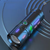 Fluorescent Flashlight Strong Light Rechargeable
